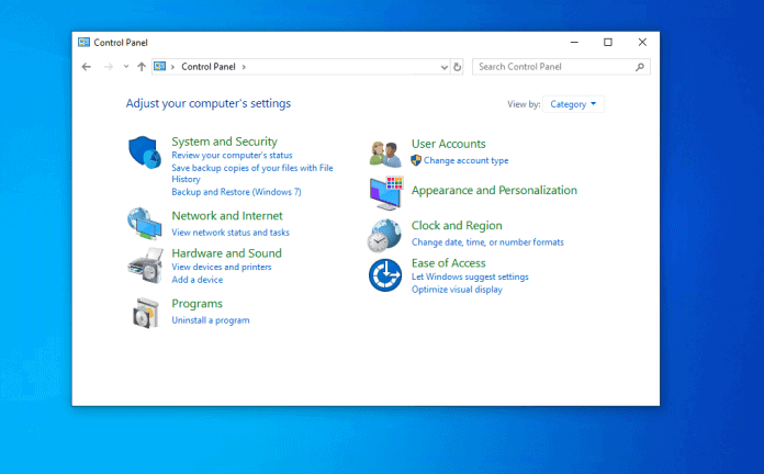 control panel windows 10 7 methods to open control panel how to go to control panel in windows 10