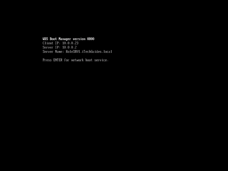 How to Install Windows 10 from Network Boot (Via WDS Server)