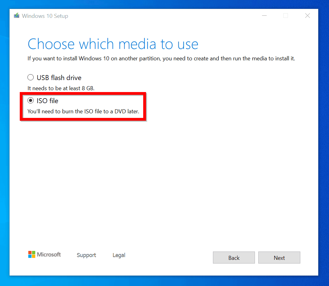 windows 10 pro not available in media creation tool