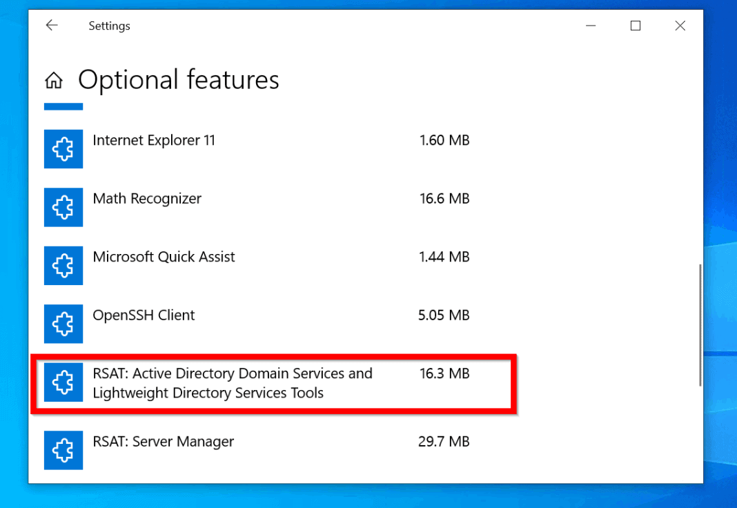 windows 10 add windowsfeature rsat ad powershell