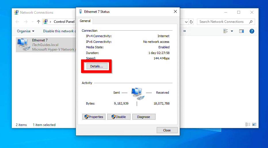 how to find my mac address windows 10