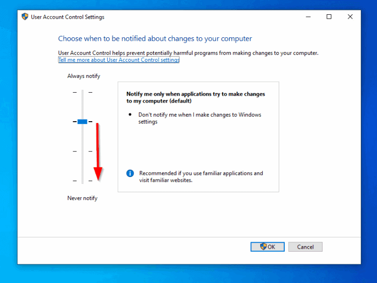 How to Turn Off User Account Control (UAC) in Windows 10