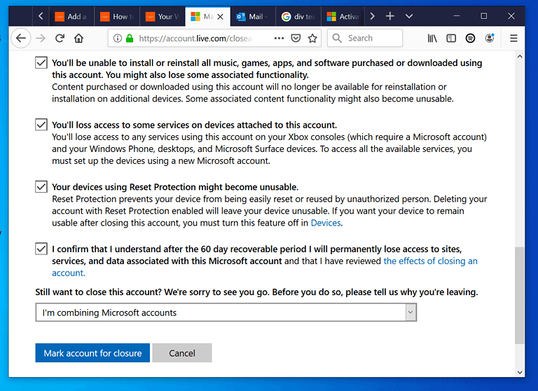 How to Delete Outlook.com Email Account