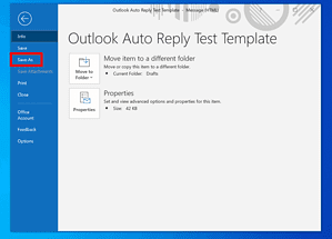 How to Setup Outlook Automatic Message Reply