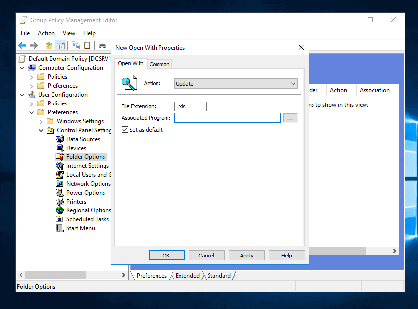 Set Default Programs Windows 10: From Settings or Group Policy