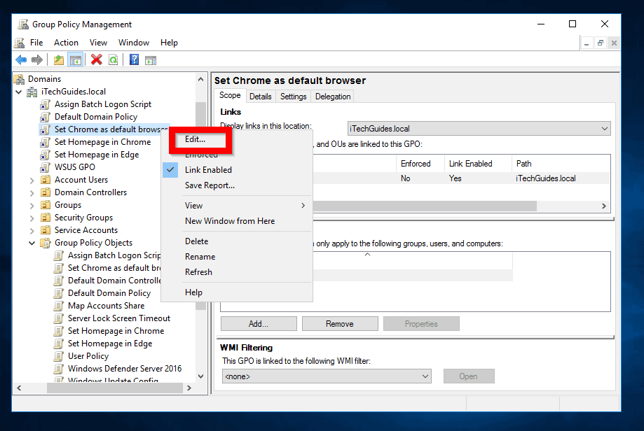 configure the GPO to set Chrome as default browser.
