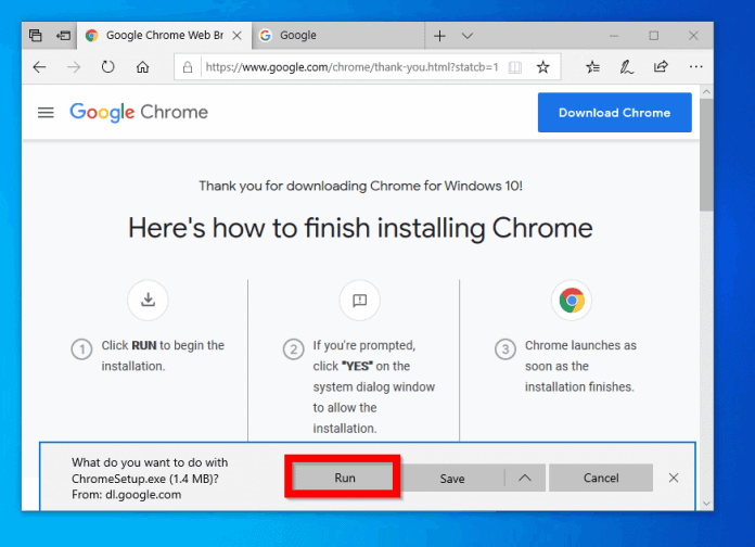 How to Install Google Chrome in Windows 10 (2 Methods) - Itechguides
