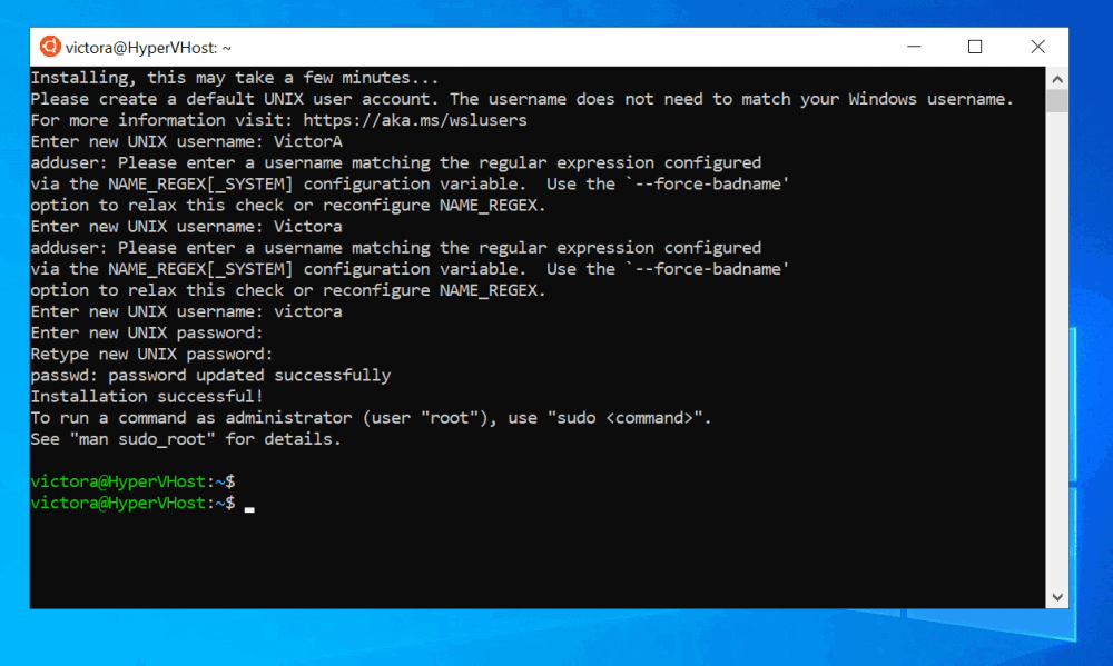 Windows subsystem for linux how to enable linux shell in windows 10