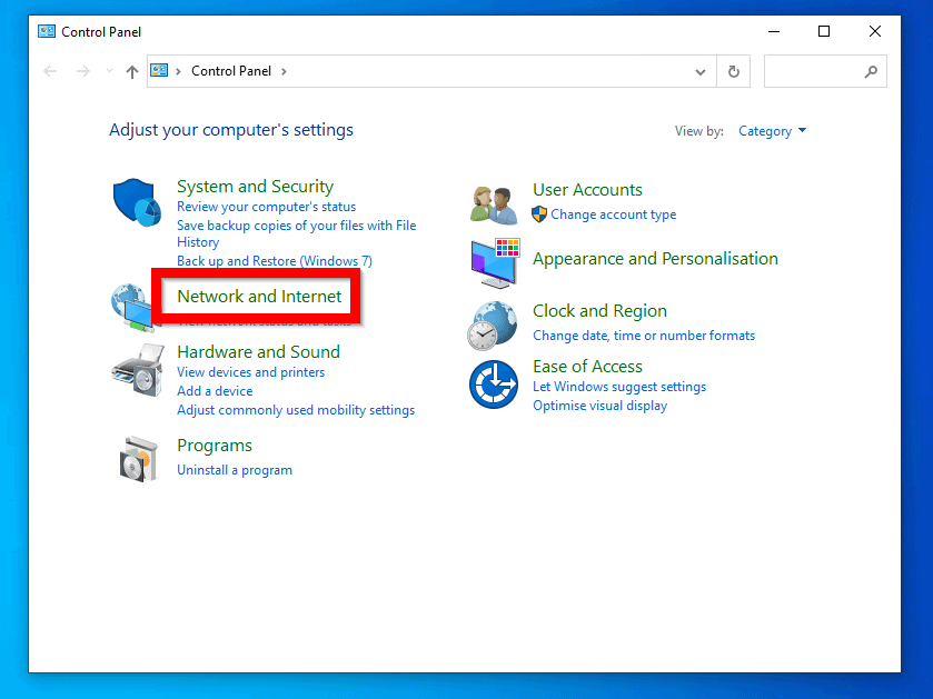 dns address could not be found