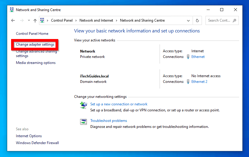 dns address could not be found