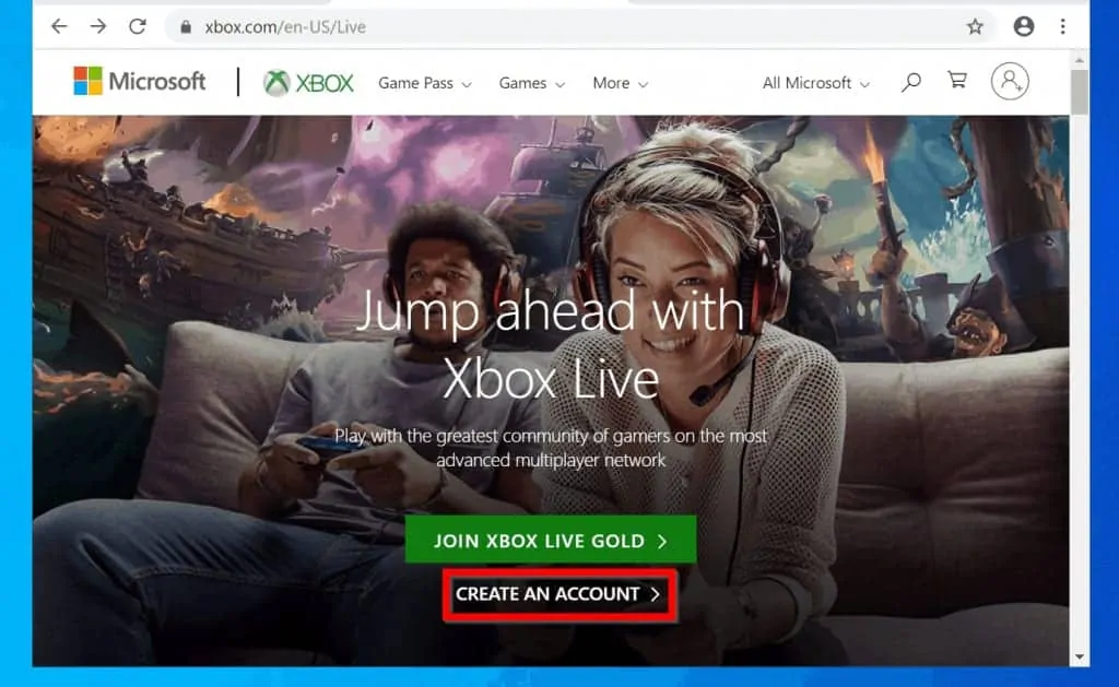 How to Create New Xbox Live Account