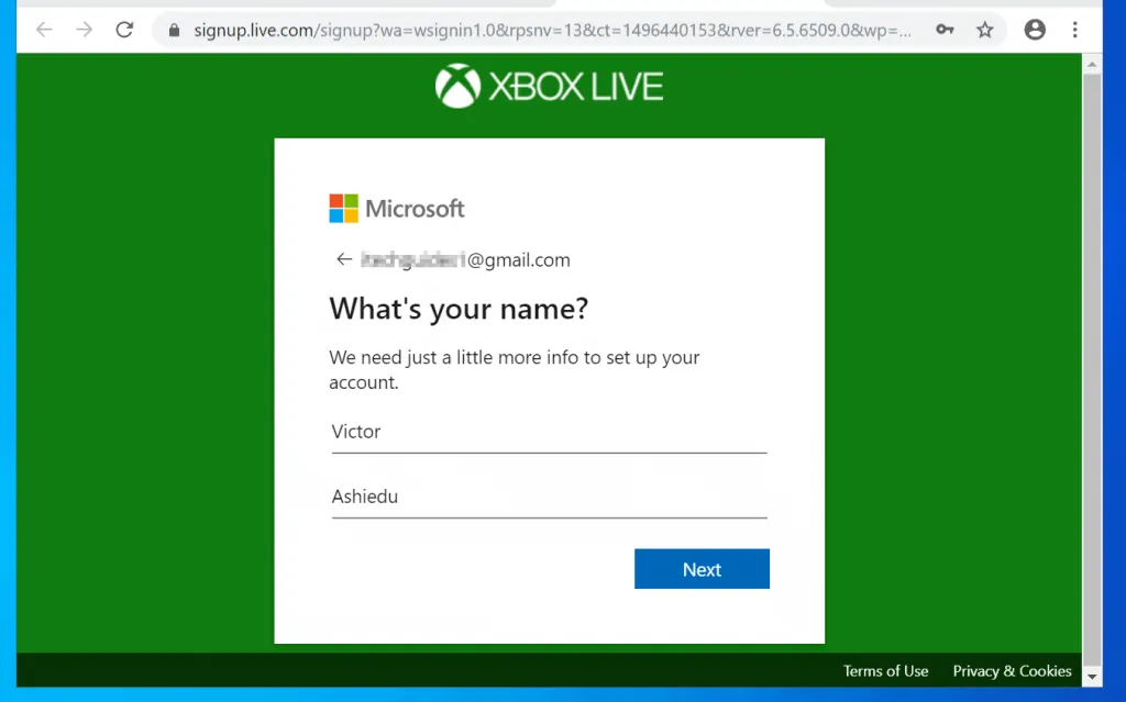 How to Create New Xbox Live Account