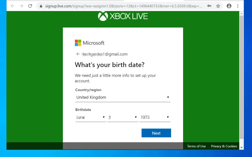 How to Create New Xbox Live Account