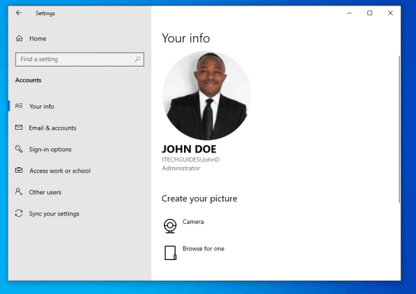 how to change your microsoft account profile picture