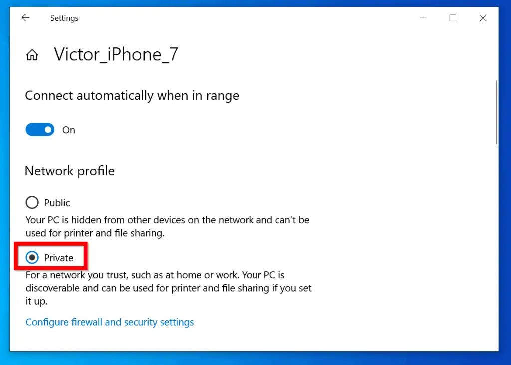How to Change Public Network to Private Network in Windows 10 Itechguides