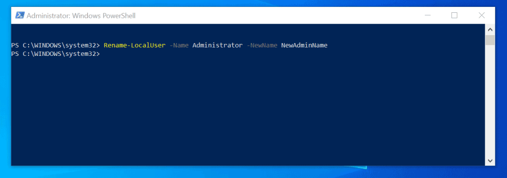 How to change administrator in windows 10