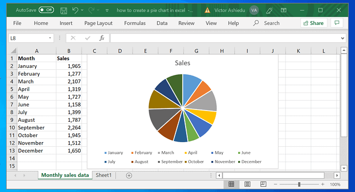How To Create A Pie Chart In Google Spreadsheet