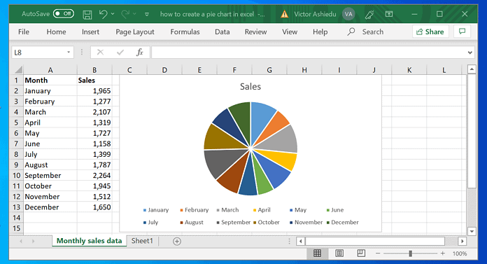 Pie Chart In Google Sheets