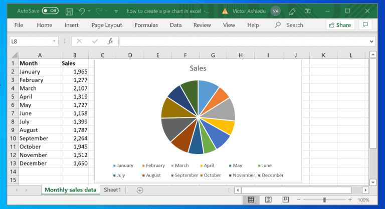 How to Create a Pie Chart in Excel and Google Sheets