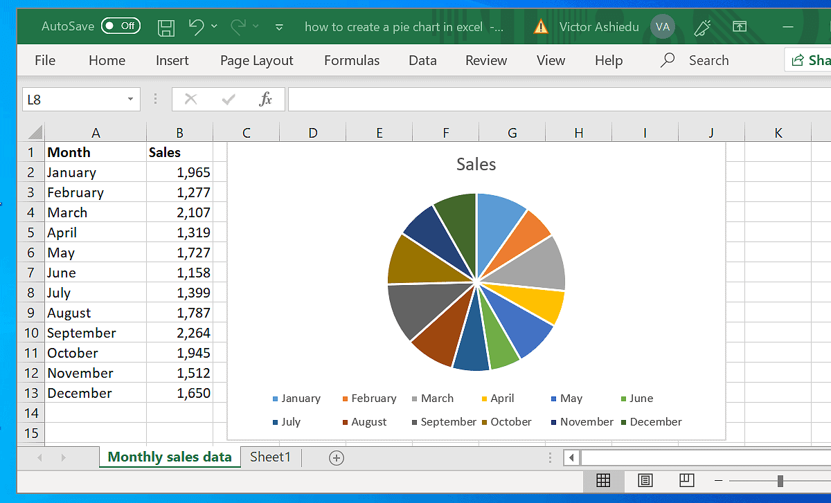 How to Create a Pie Chart in Excel and Google Sheets