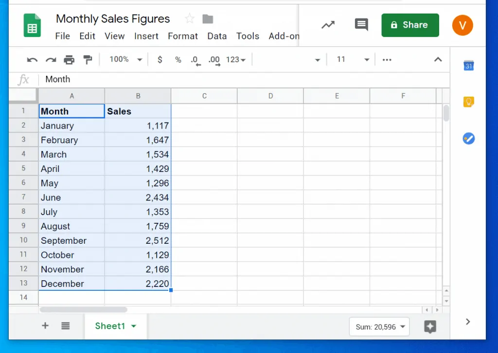 How to Create a bar Chart in Excel and Google Sheets