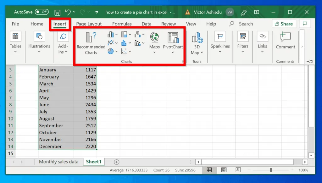 How to Create a Bar Chart in Excel