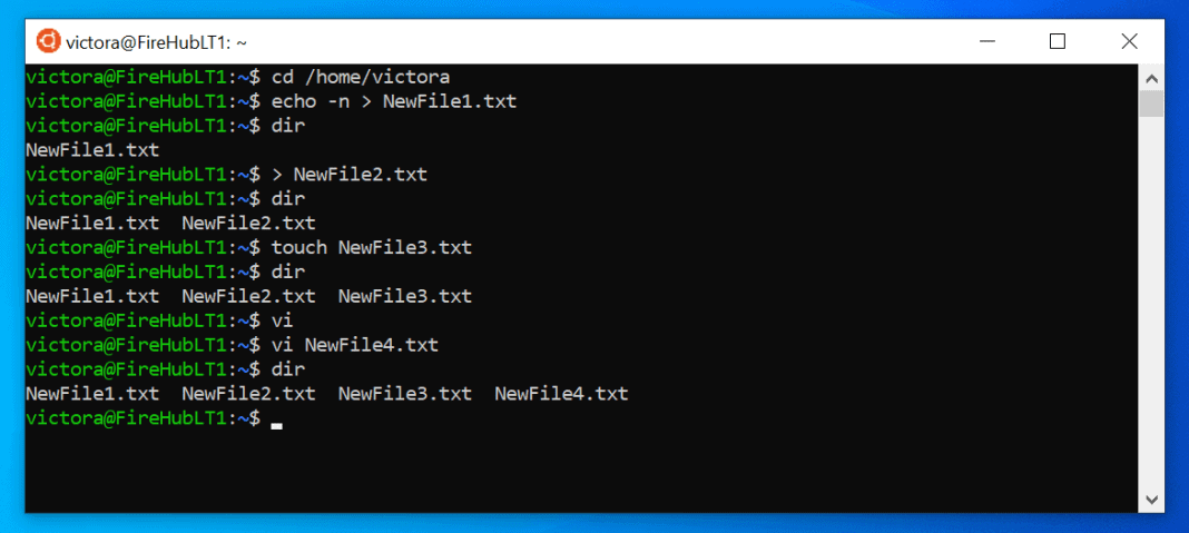How to Create a file in Linux (5 Methods) | Itechguides.com