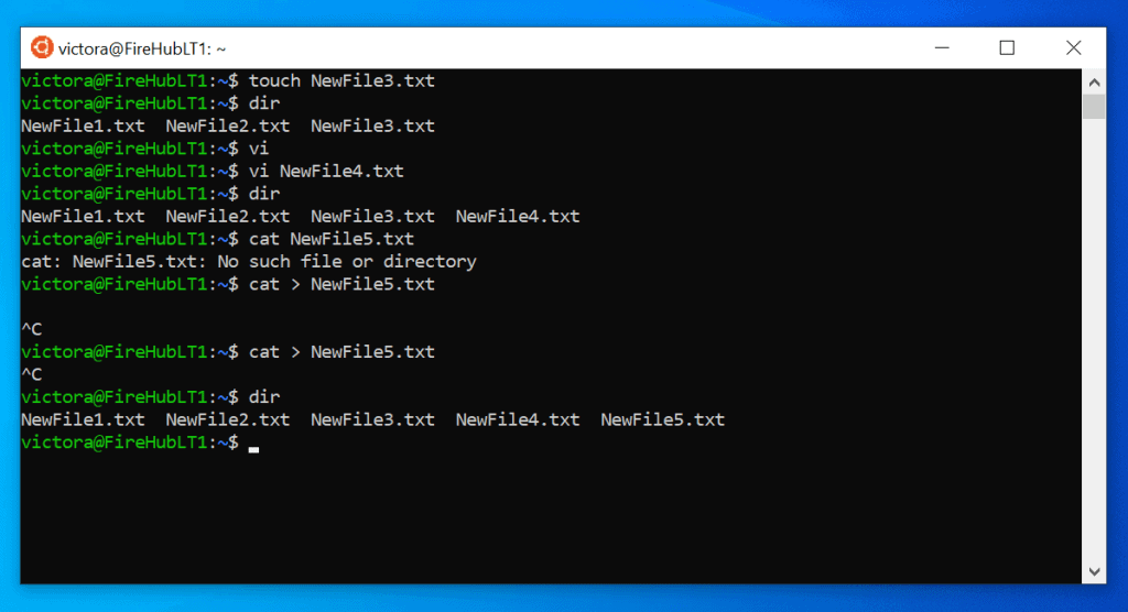 how to make file in linux command line