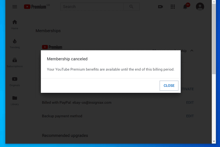 How to Cancel YouTube Red (YouTube Premium)