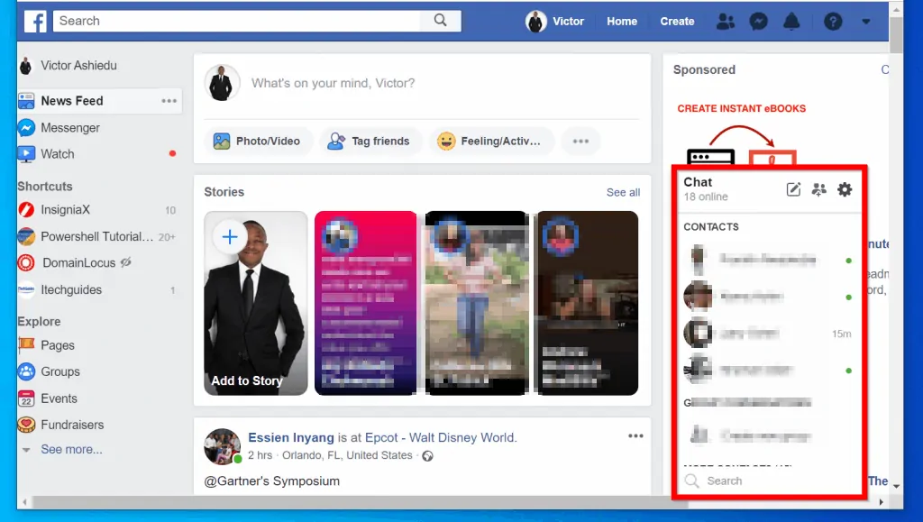 How to Wave on Facebook from Desktop (Facebook.com)