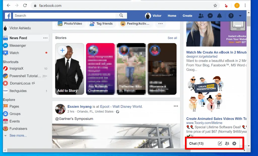 How to Wave on Facebook from Desktop (Facebook.com)