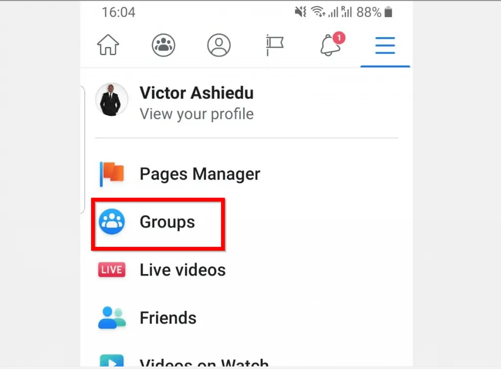 How to Create a Facebook Group from Facebook App