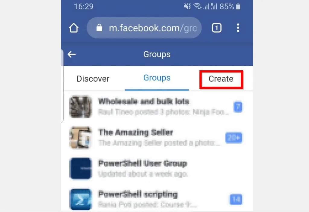 How to Create a Facebook Group from a Mobile Browser