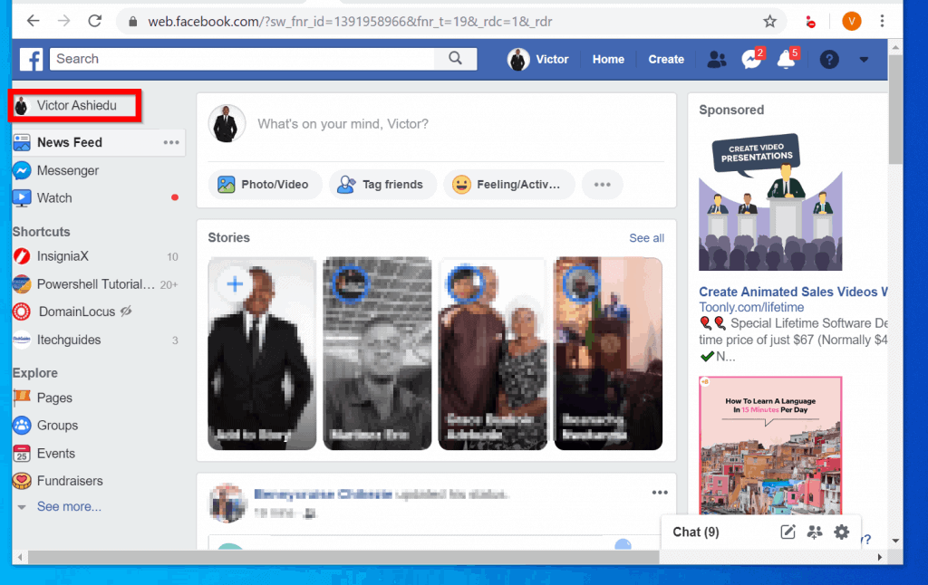 How to View As on Facebook from a PC (Facebook.com)