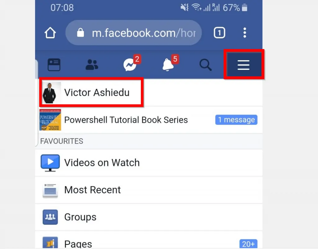 How to View As on Facebook from a Mobile Phone Browser