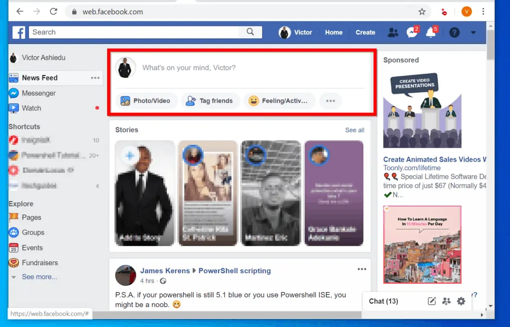 How to Post on Facebook - Itechguides