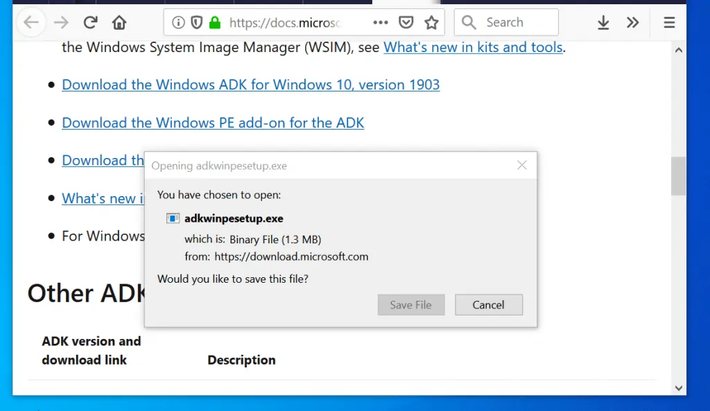 windows adk for windows 10