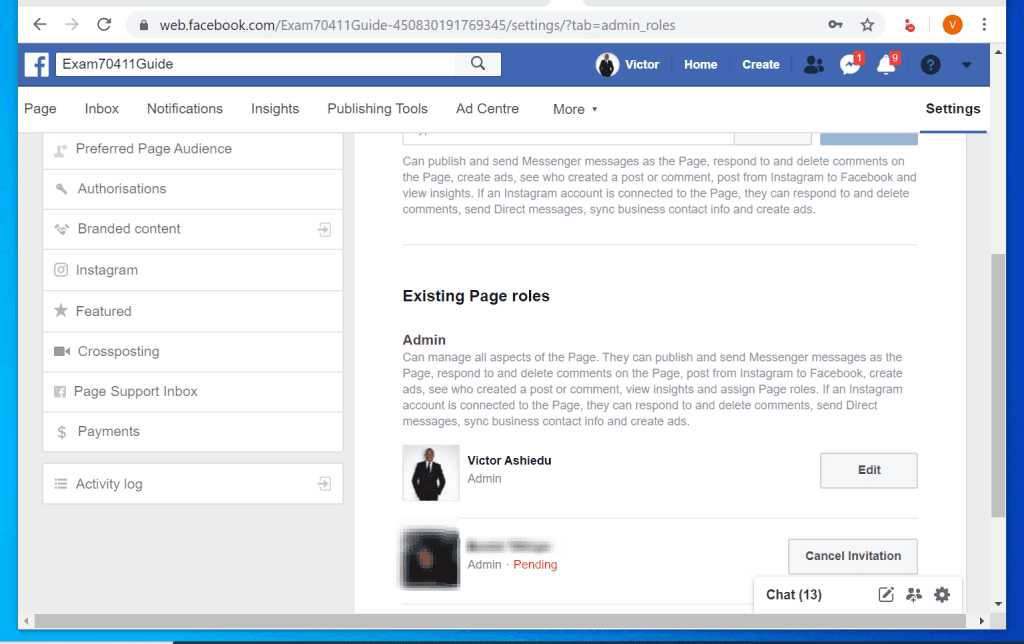 How to Add Administrator to Facebook Page from a PC