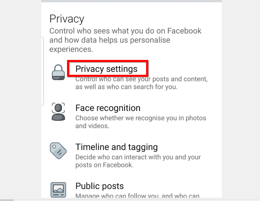 How to Make Facebook Page Private from Facebook App