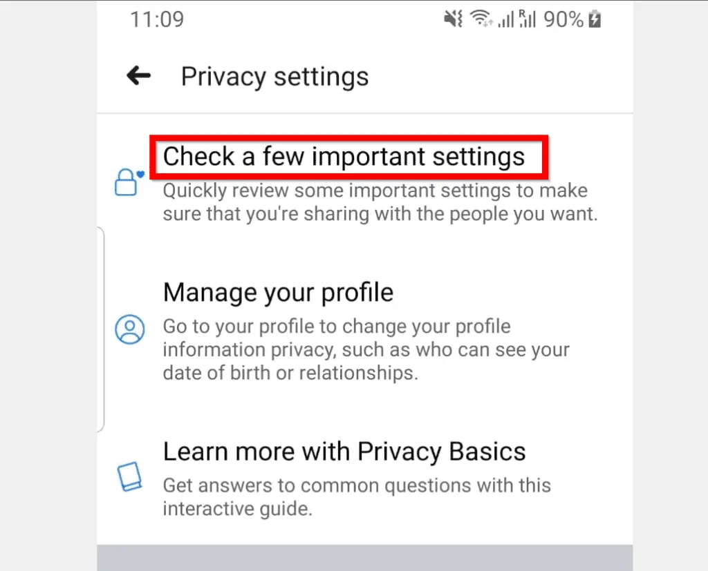 How to Make Facebook Page Private from Facebook App