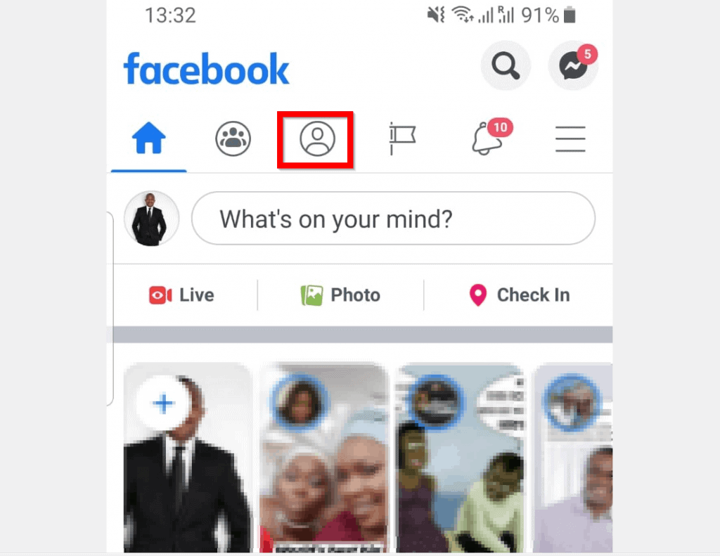 How to PM on Facebook from the Facebook App