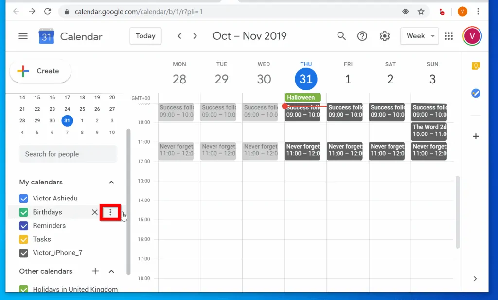 how to delete a google calendar