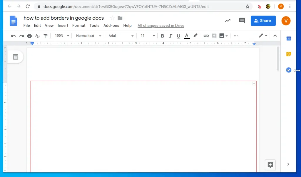 How to Add Borders in Google Docs (2 Methods) - Itechguides