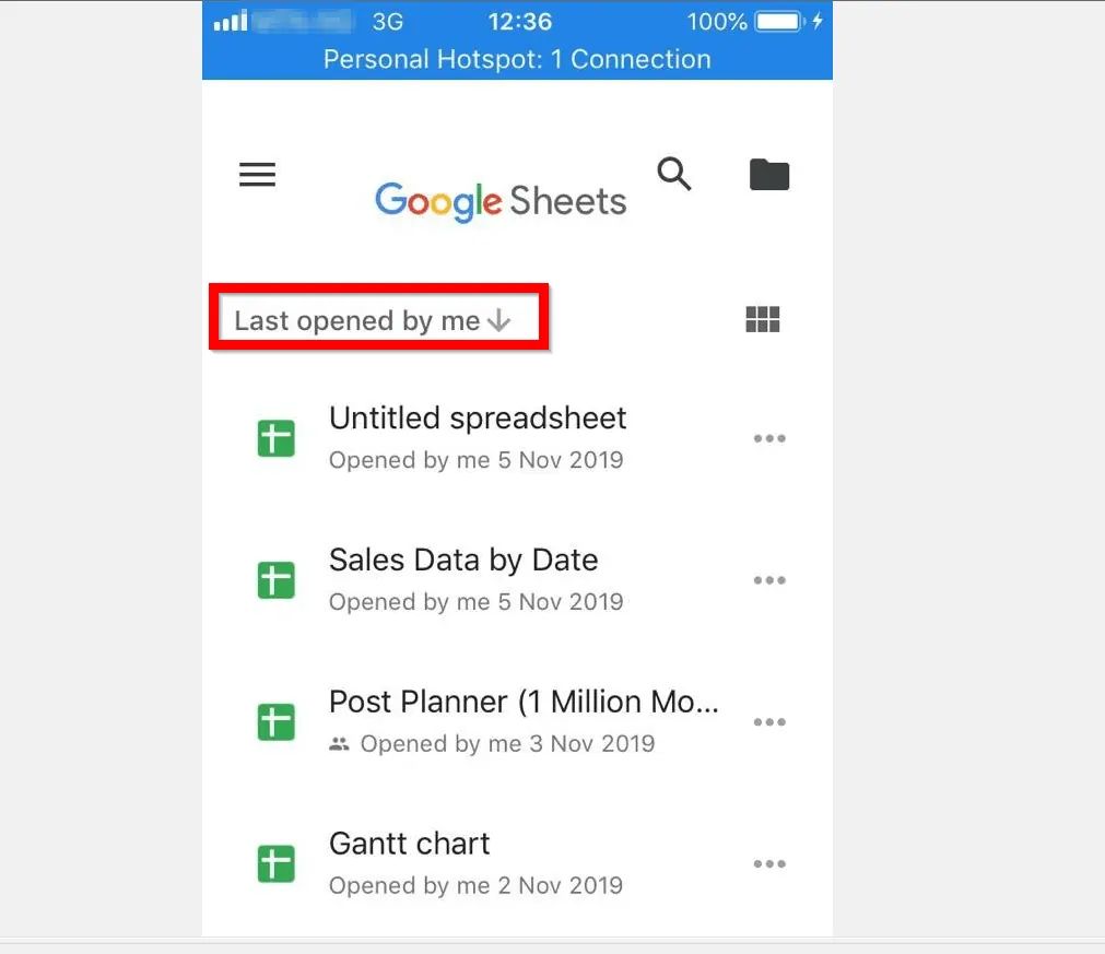  How to Alphabetize in Google Sheets from the iPhone App