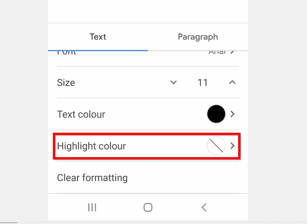 How to Highlight on Google Docs (from Android/iOS Apps or