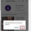 How to Unsubscribe on YouTube from Android App
