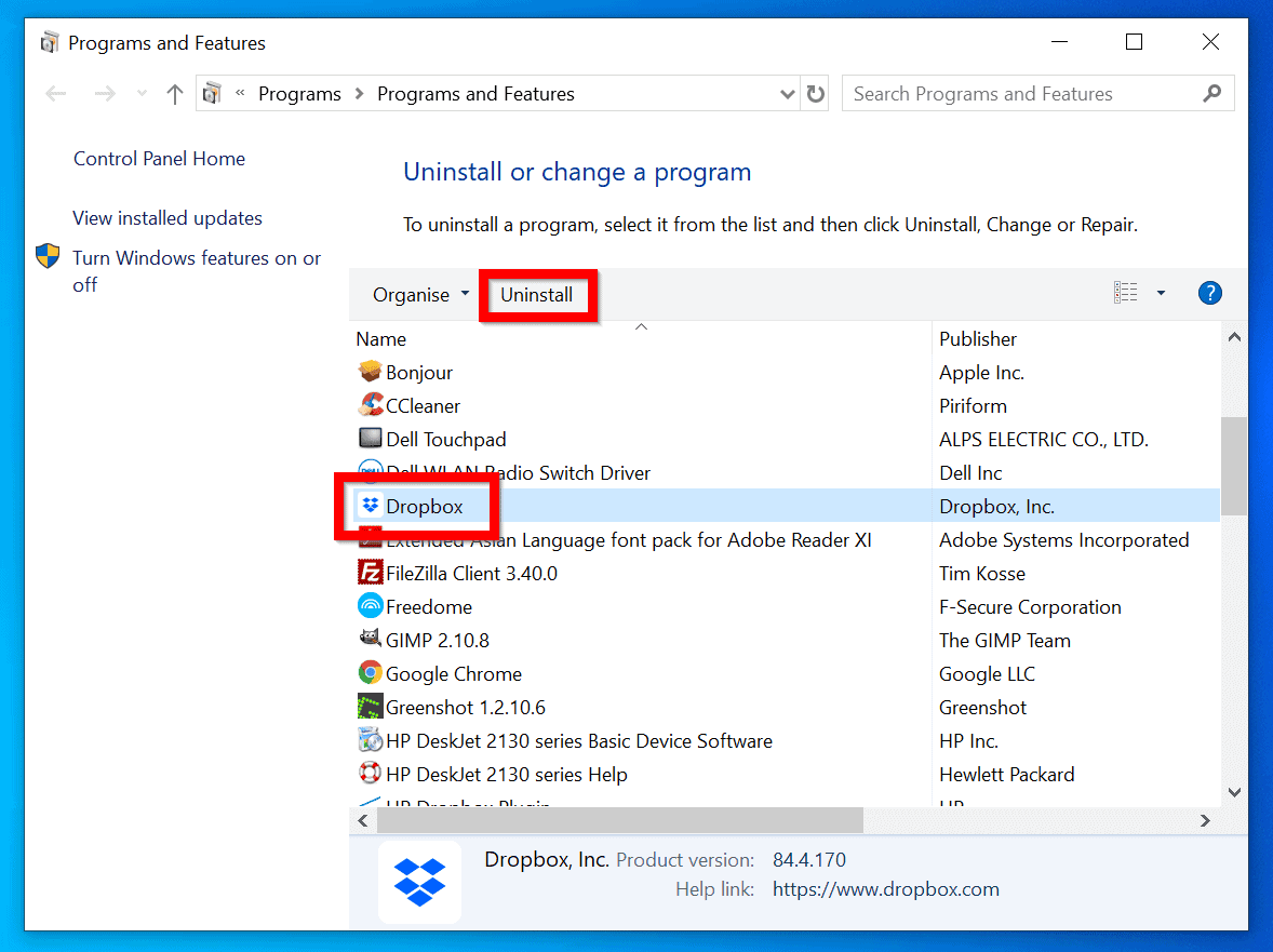 dropbox support reinstall on windows 10 dropbox support reinstall on windows 10