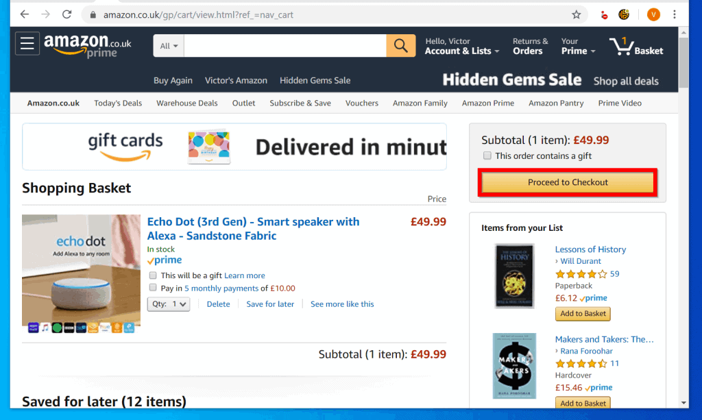How to Change Shipping Address on Amazon While Completing a New Order