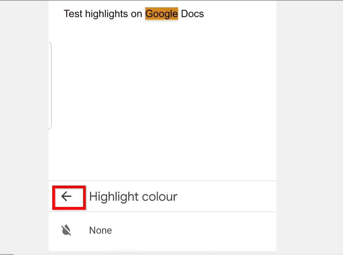 How to Highlight on Google Docs (from Android/iOS Apps or