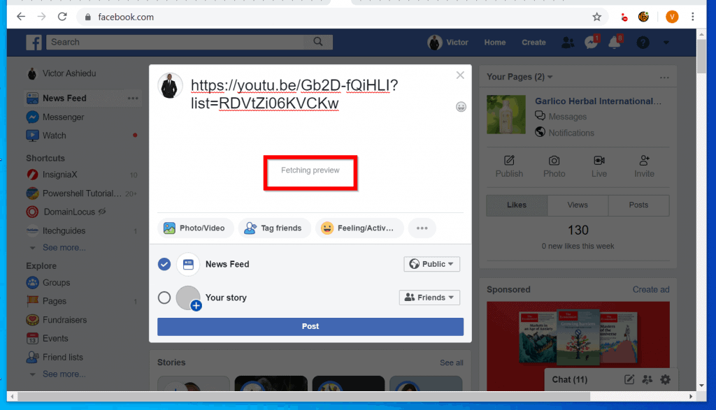 How to Embed YouTube Video on Facebook Post